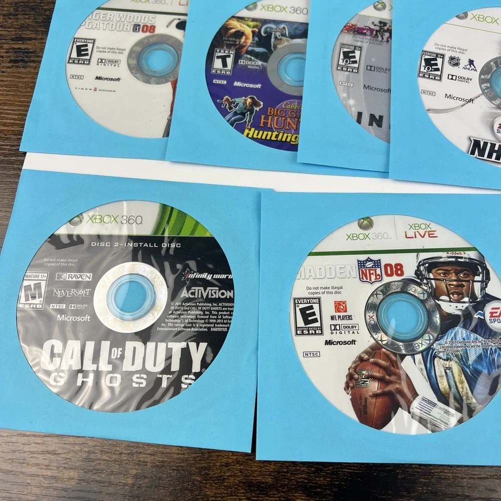 Multi Platform Loose Discs Video Game - Lot Of 42 - AS IS Untested Scratches